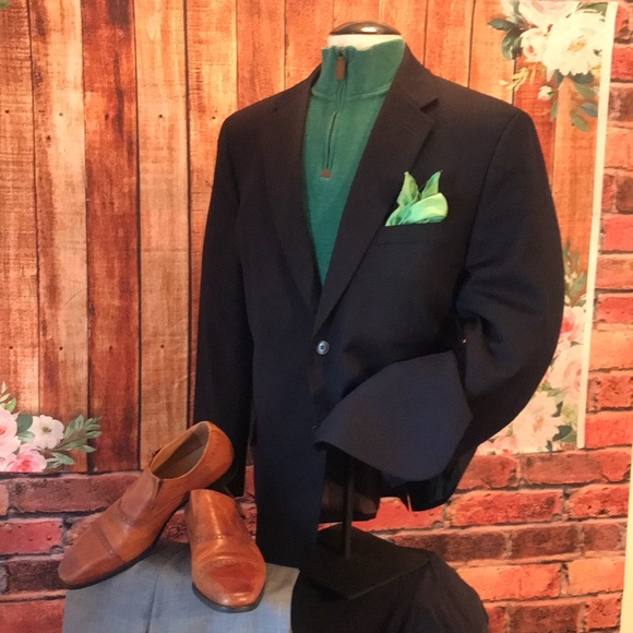 Joseph and Feiss Blue Blazer - Picture 13 of 17